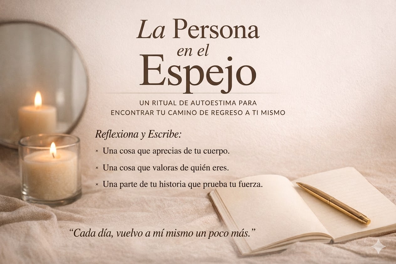 ✨ THE STORY–RITUAL: “The Person in the Mirror”