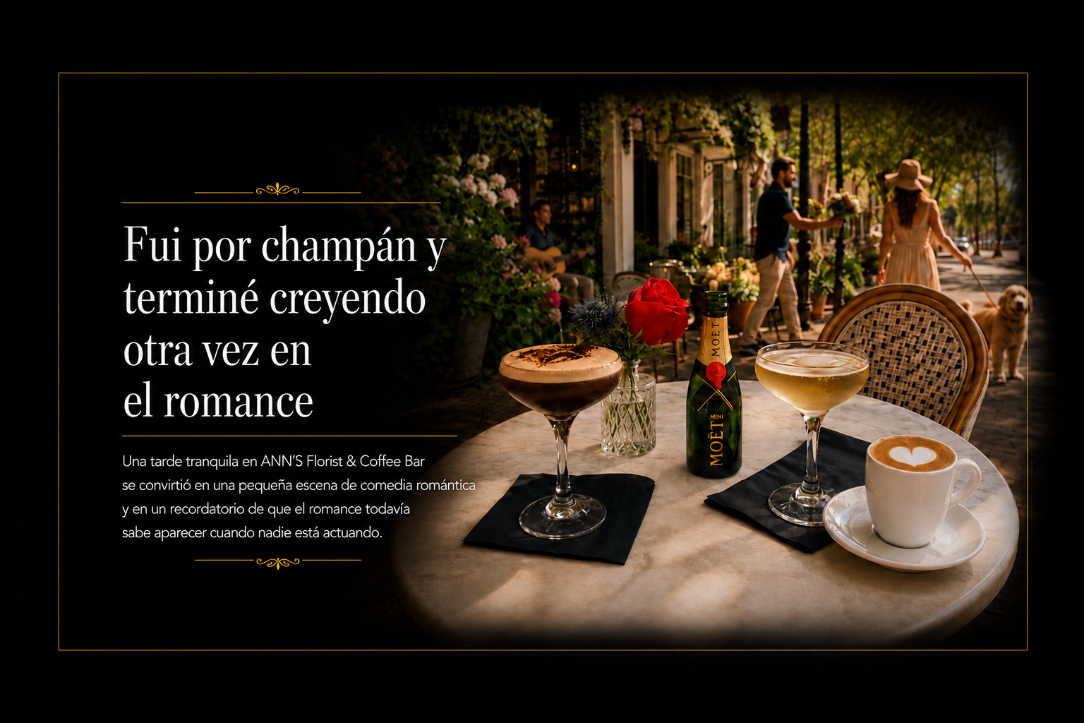I Was Minding My Champagne, Then Romance Happened